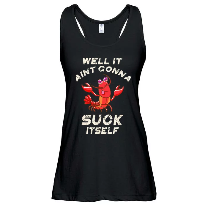 Crawfish Boil It Aint Gonna Suck Itself Lobster Ladies Essential Flowy Tank