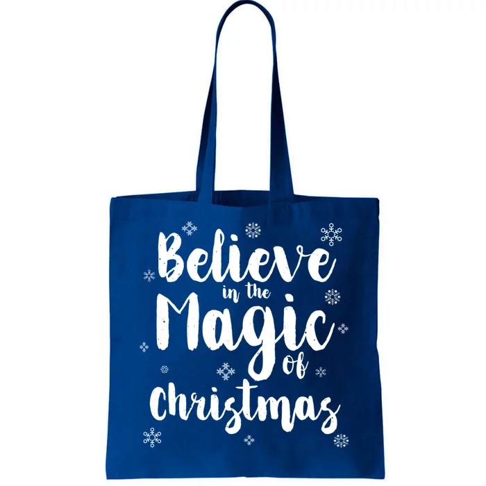 Christmas Believe In The Magic Of Christmas Cool Gift Tote Bag