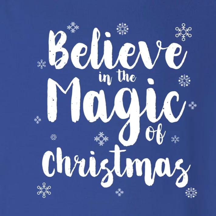 Christmas Believe In The Magic Of Christmas Cool Gift Toddler Long Sleeve Shirt