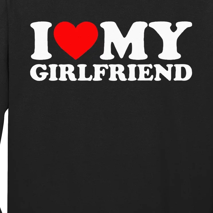 Classic Black I Love My Girlfriend Long Sleeve Shirt