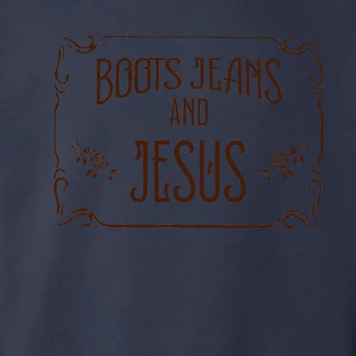 Cute Boots Jeans And Jesus Cow Cow Country Western Toddler Hoodie