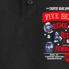 Country Bear Jamboree Real Old Country Rhythm Five Bear Rugs Dry Zone Grid Performance Polo