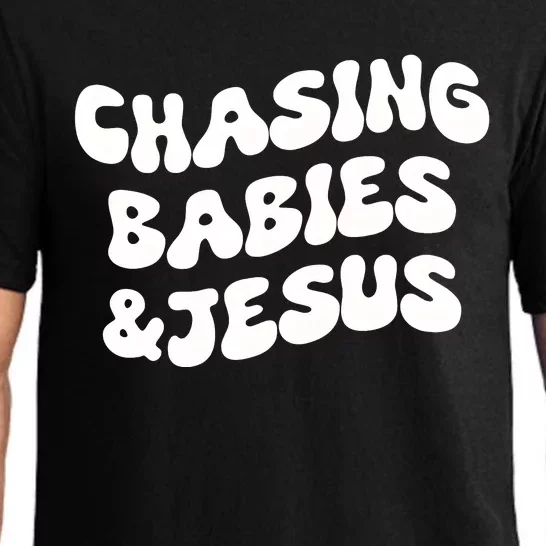 Chasing Babies & Jesus Pajama Set