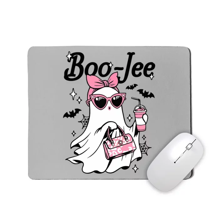 Cute Boo Jee Ghost Halloween Bandana Ghost Coffee Mousepad