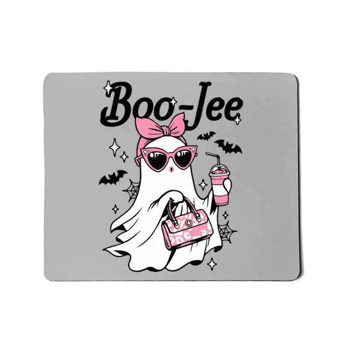 Cute Boo Jee Ghost Halloween Bandana Ghost Coffee Mousepad