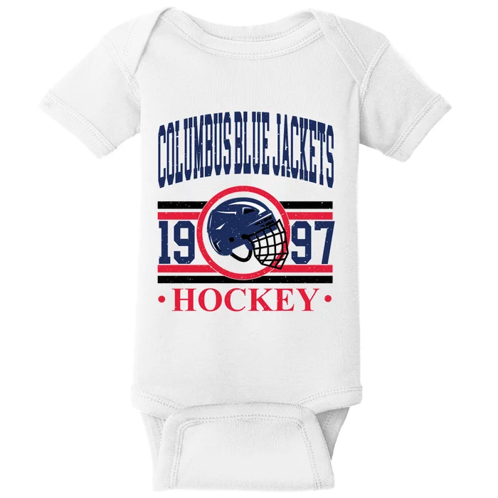 Columbus Blue Jacket Hockey Team Supporter Baby Bodysuit