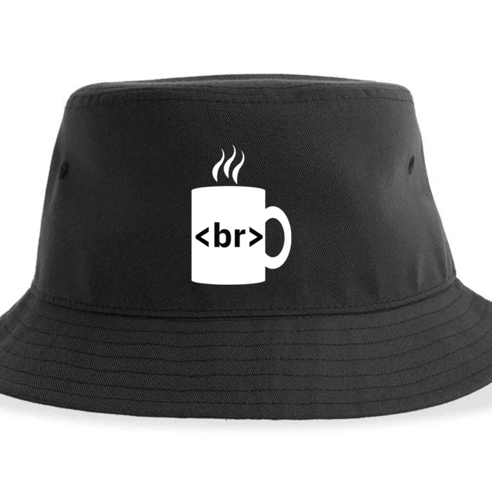 Coffee Break JavaScript Computer Science Programmer Coding Sustainable Bucket Hat