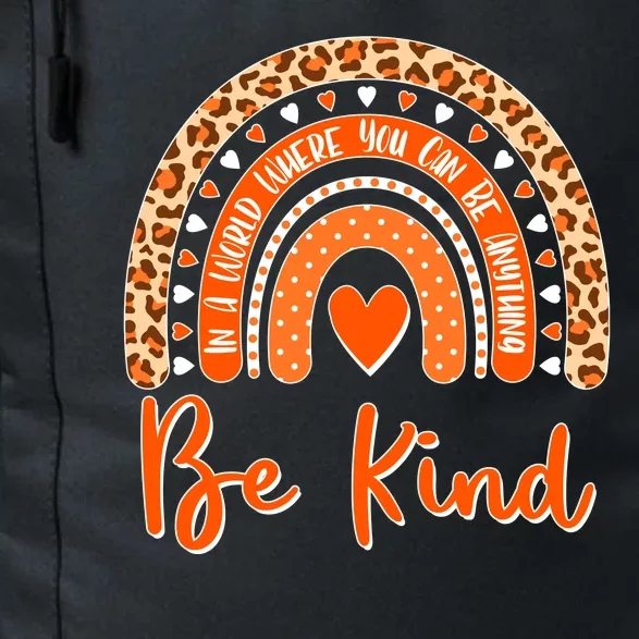 Cute Be Kind Wear Orange Rainbow Daily Commute Backpack