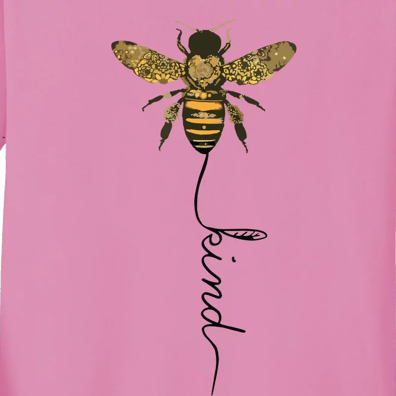 Cool Bee Kind Be Kind Shirts Gift For Women Men Kids Long Sleeve Shirt