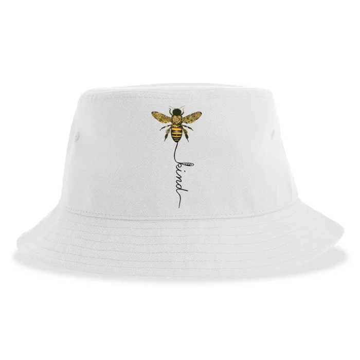 Cool Bee Kind Be Kind Shirts Gift For Women Men Sustainable Bucket Hat