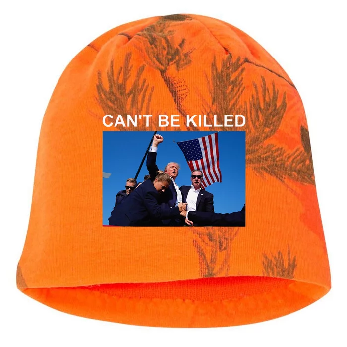 CanT Be Killed Trump  CanT Be Killed Kati - Camo Knit Beanie