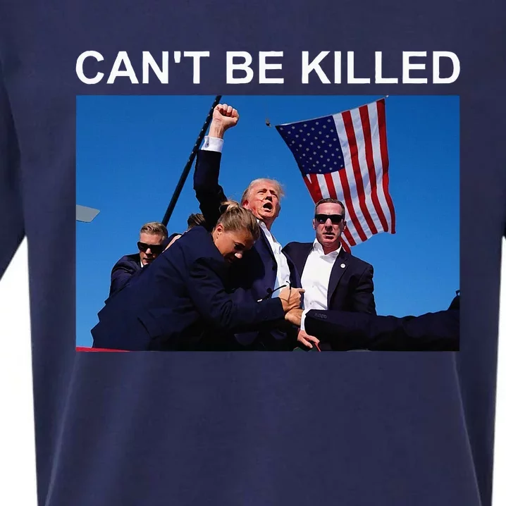 CanT Be Killed Trump  CanT Be Killed Sueded Cloud Jersey T-Shirt