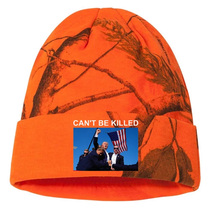 Cant Be Killed Trump Cant Be Killed Kati - 12in Camo Beanie