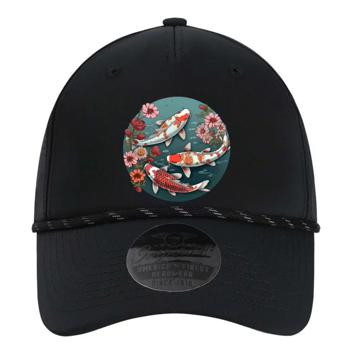 Cherry Blossom Koi Fish Japanese Performance The Dyno Cap