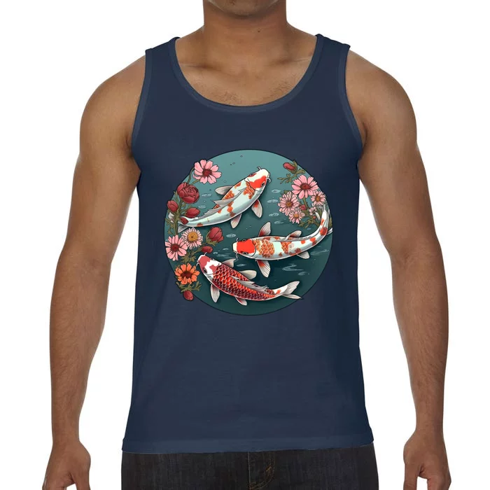 Cherry Blossom Koi Fish Japanese Comfort Colors® Tank Top