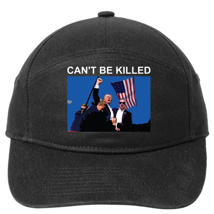 Cant Be Killed Trump Cant Be Killed 7-Panel Snapback Hat