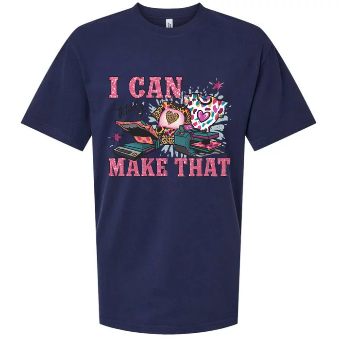 Crafty Boss Lady I Can Totally Make That Sublimation Sueded Cloud Jersey T-Shirt