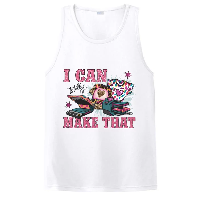 Crafty Boss Lady I Can Totally Make That Sublimation Performance Tank