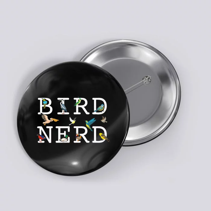 Cool Bird Lover Birdwatching Present Birdwatcher Birder Button