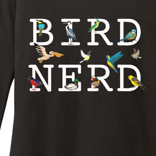 Cool Bird Lover Birdwatching Present Birdwatcher Birder Womens CVC Long Sleeve Shirt