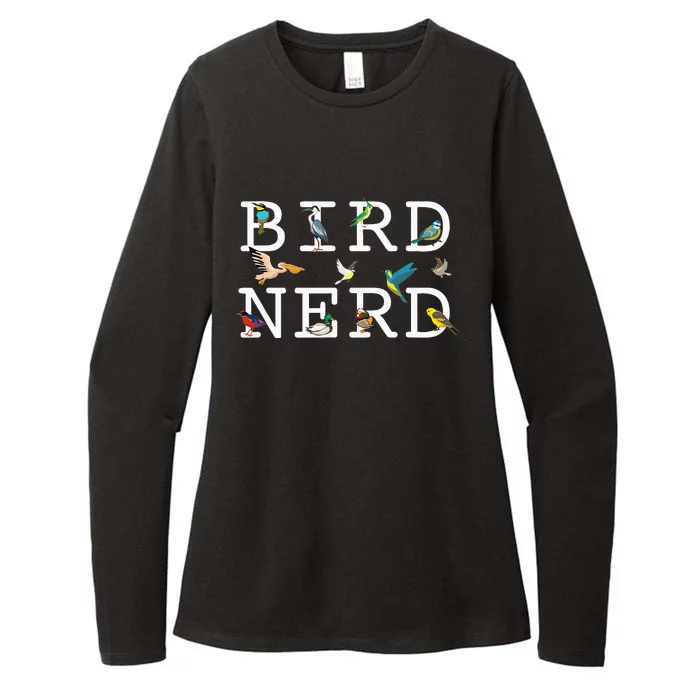 Cool Bird Lover Birdwatching Present Birdwatcher Birder Womens CVC Long Sleeve Shirt