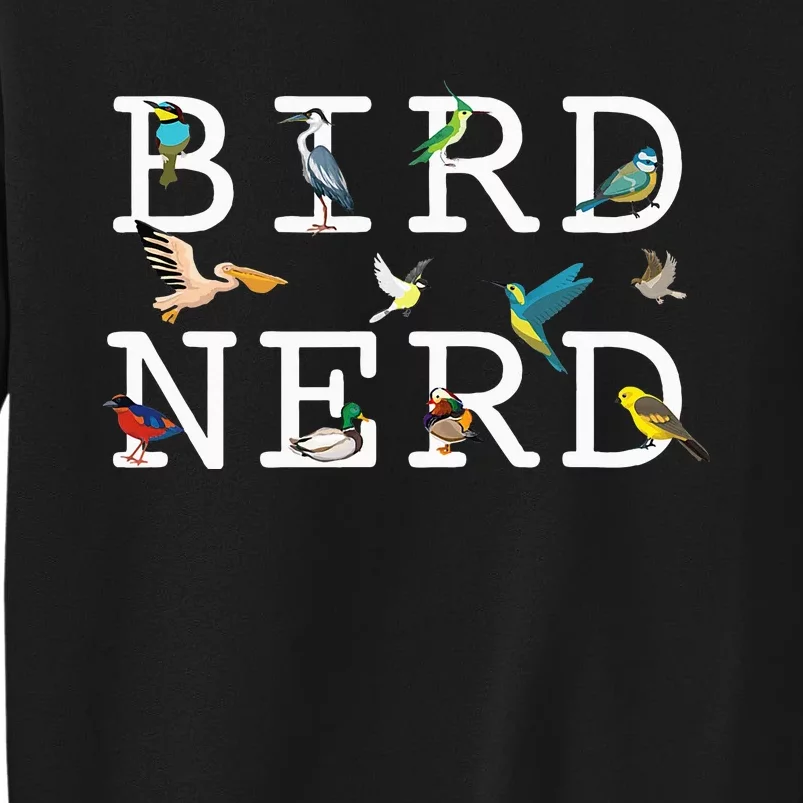 Cool Bird Lover Birdwatching Present Birdwatcher Birder Tall Sweatshirt