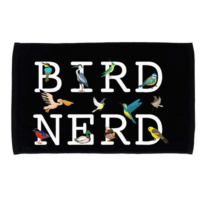 Cool Bird Lover Birdwatching Present Birdwatcher Birder Microfiber Hand Towel