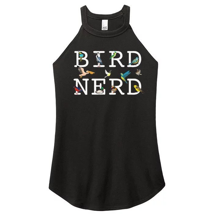 Cool Bird Lover Birdwatching Present Birdwatcher Birder Women’s Perfect Tri Rocker Tank