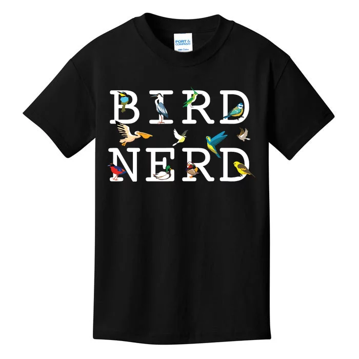 Cool Bird Lover Birdwatching Present Birdwatcher Birder Kids T-Shirt