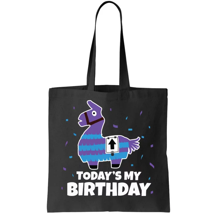 Cute Birthday Llama Funny Bday Animal Party Tee Tote Bag