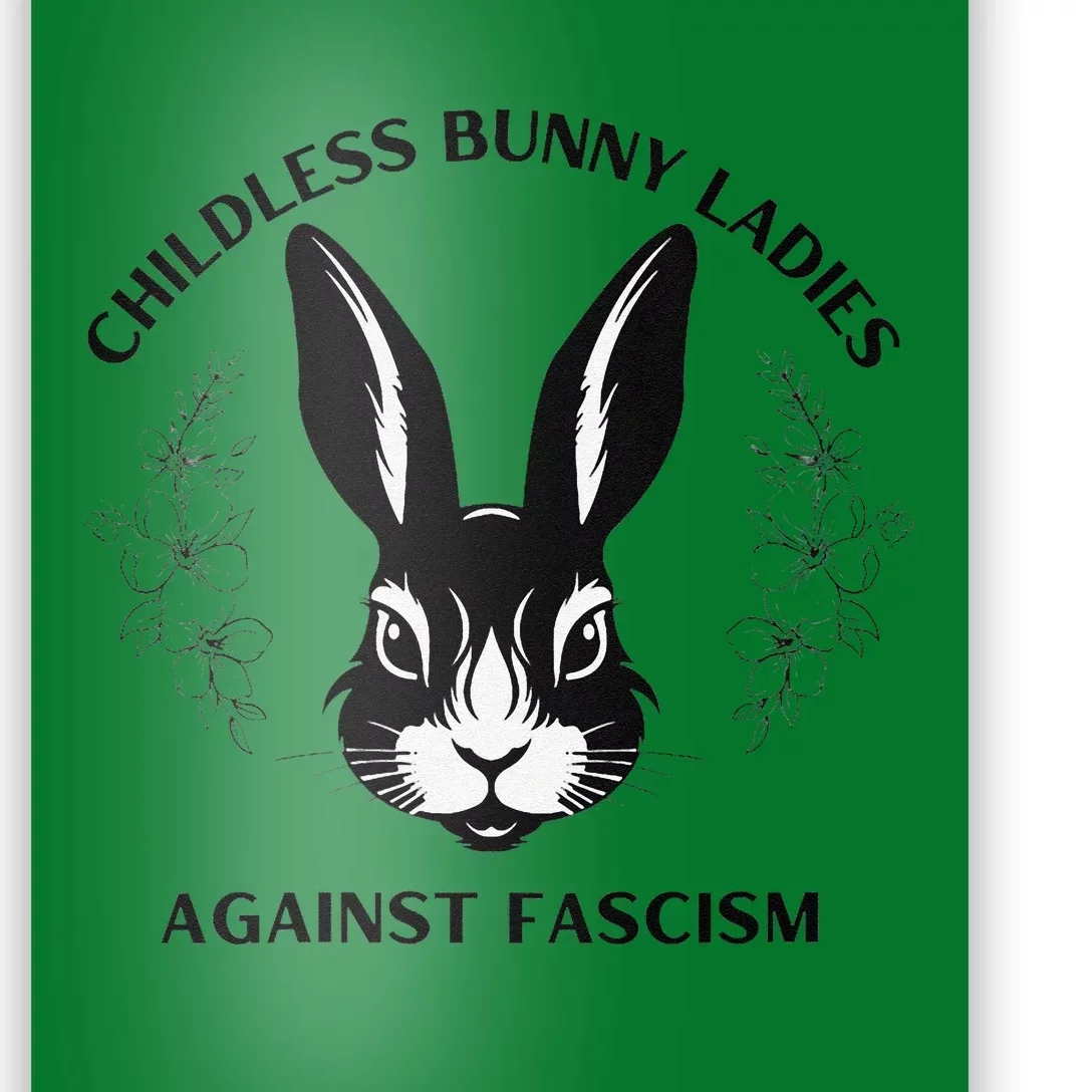 Childless Bunny Lady Rabbit Mom Democrat Vote Blue Poster