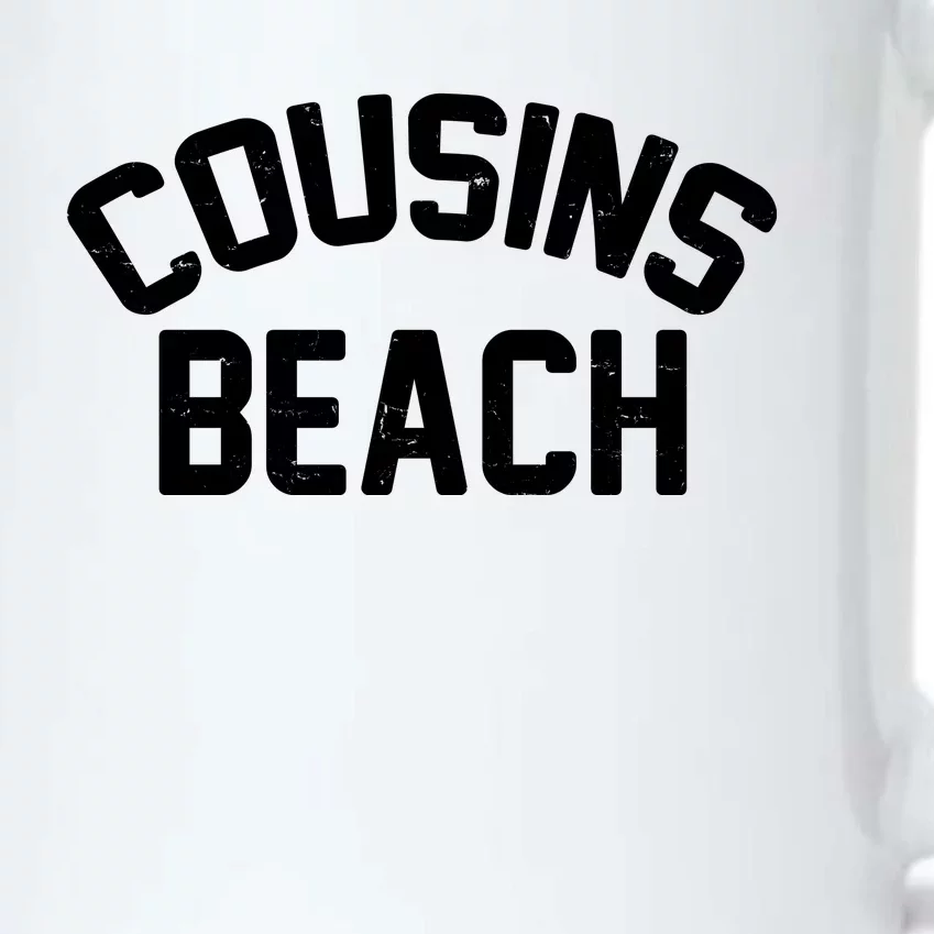 Cousins Beach Logo Black Color Changing Mug