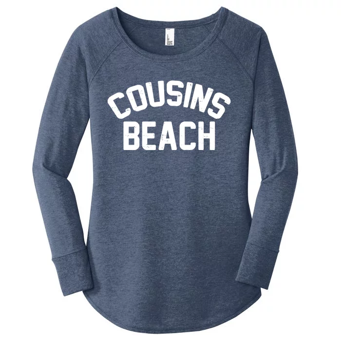 Cousins Beach Logo Women's Perfect Tri Tunic Long Sleeve Shirt