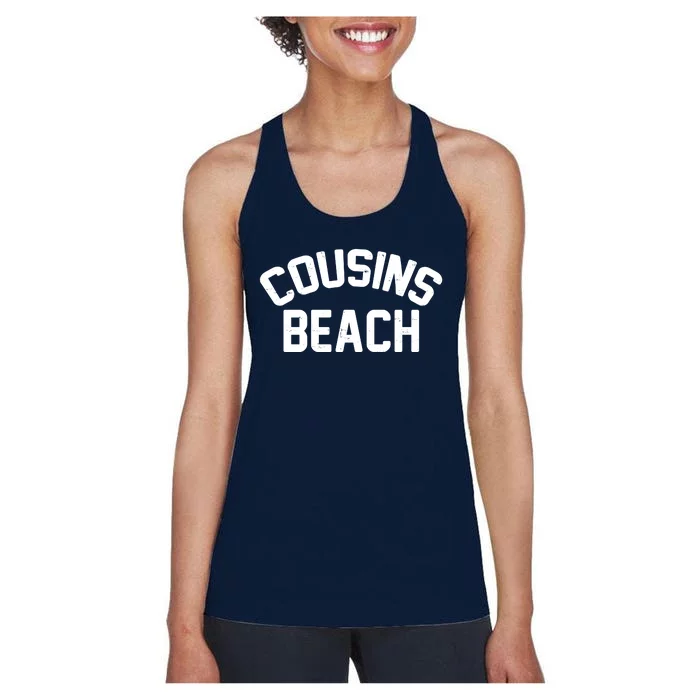 Cousins Beach Logo Women's Racerback Tank