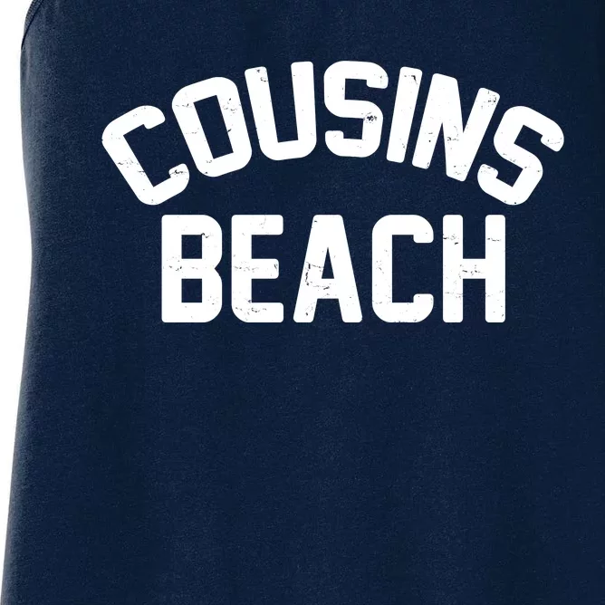 Cousins Beach Logo Women's Racerback Tank