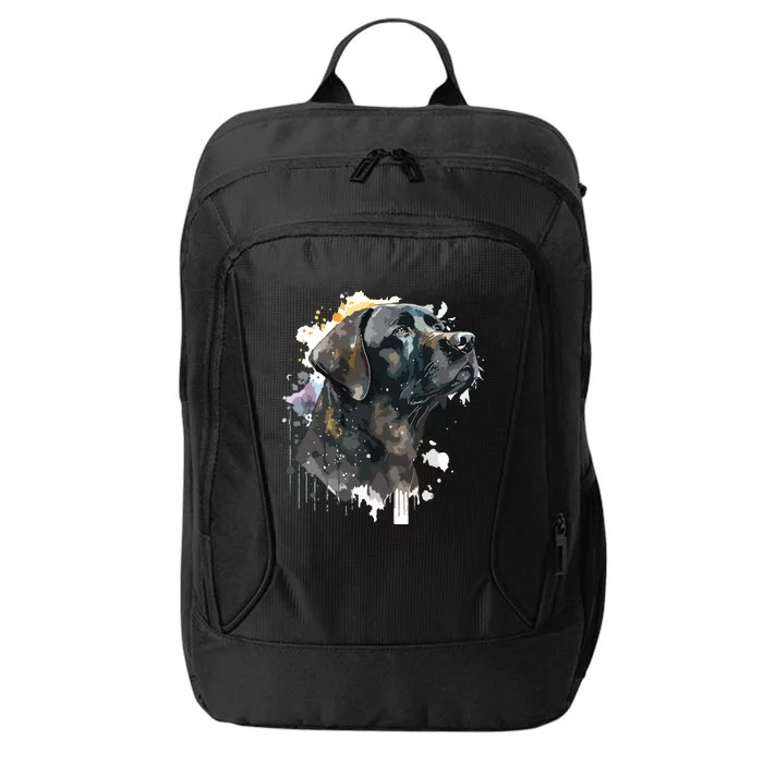 Cute Black Lab Black Labrador Retriever Puppy Dog Mom Animal City Backpack