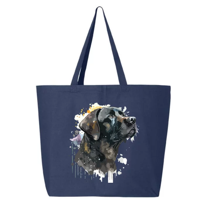 Cute Black Lab Black Labrador Retriever Puppy Dog Mom Animal 25L Jumbo Tote