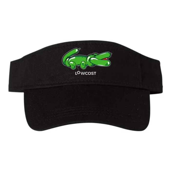 Crocodile Balloon Low Cost Funny Brand Sarcasm Sarcastic Valucap Bio-Washed Visor