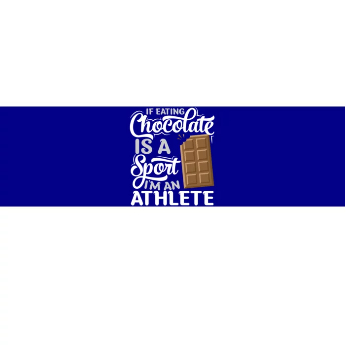 Chocolate Bar Lover Gift Chocoholic Choco Sweets Bar Chocolate Gift Bumper Sticker