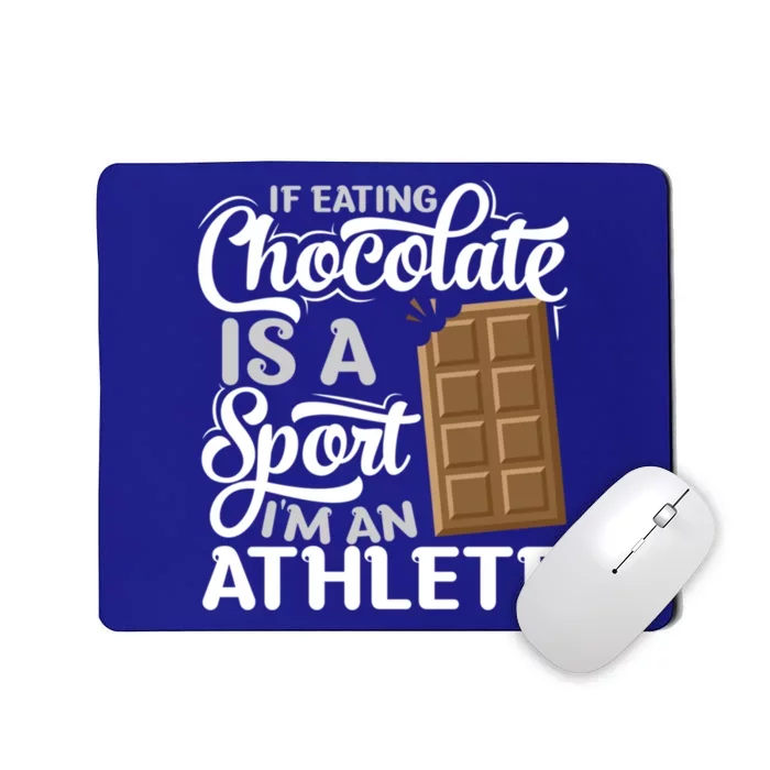 Chocolate Bar Lover Gift Chocoholic Choco Sweets Bar Chocolate Gift Mousepad