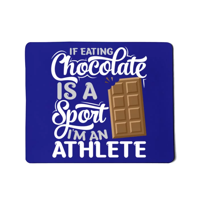 Chocolate Bar Lover Gift Chocoholic Choco Sweets Bar Chocolate Gift Mousepad