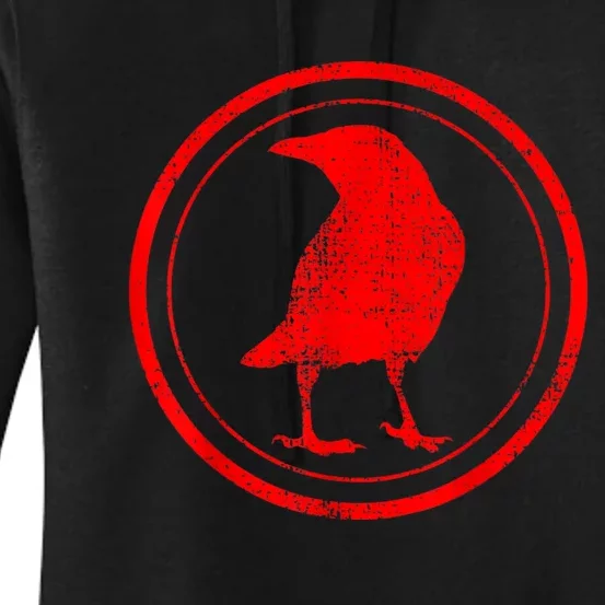 Crow Bird Lover Women's Pullover Hoodie