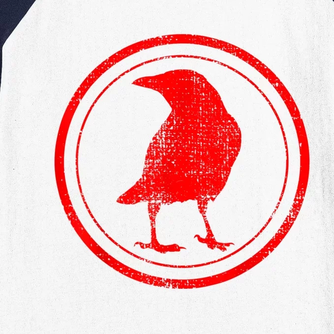 Crow Bird Lover Baseball Sleeve Shirt