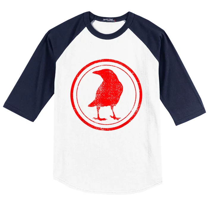 Crow Bird Lover Baseball Sleeve Shirt