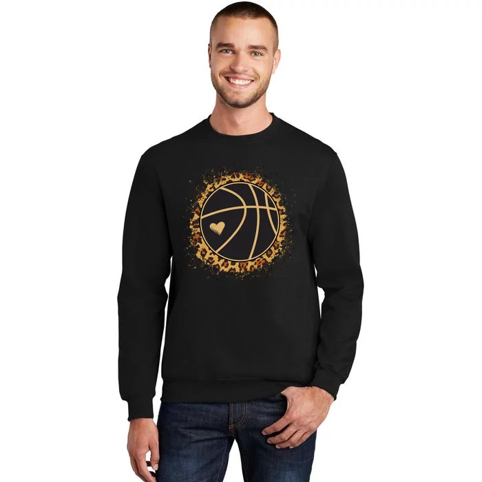 Cute Basketball Leopard Print Female Basketball Player Sweatshirt