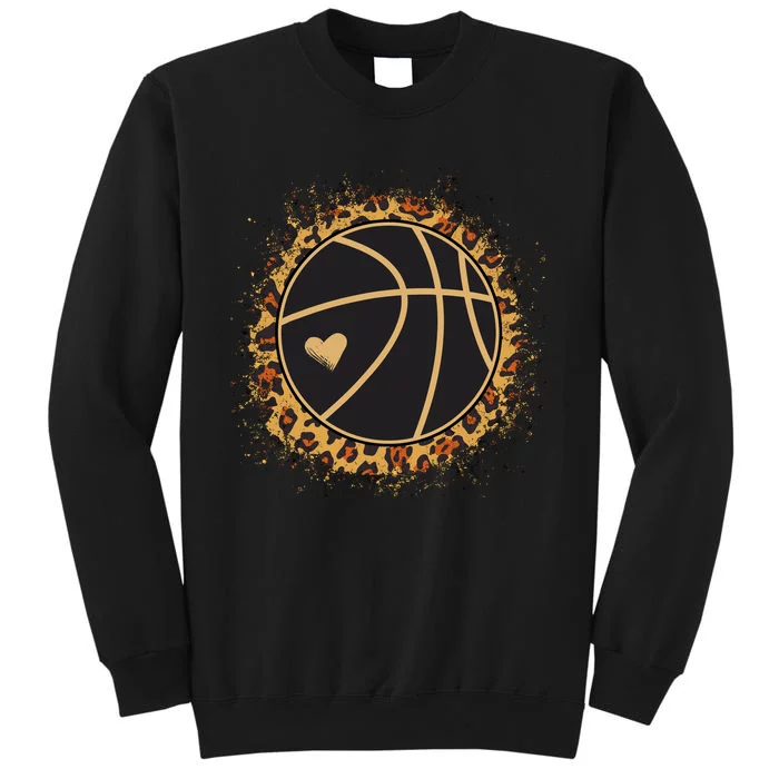 Cute Basketball Leopard Print Female Basketball Player Sweatshirt