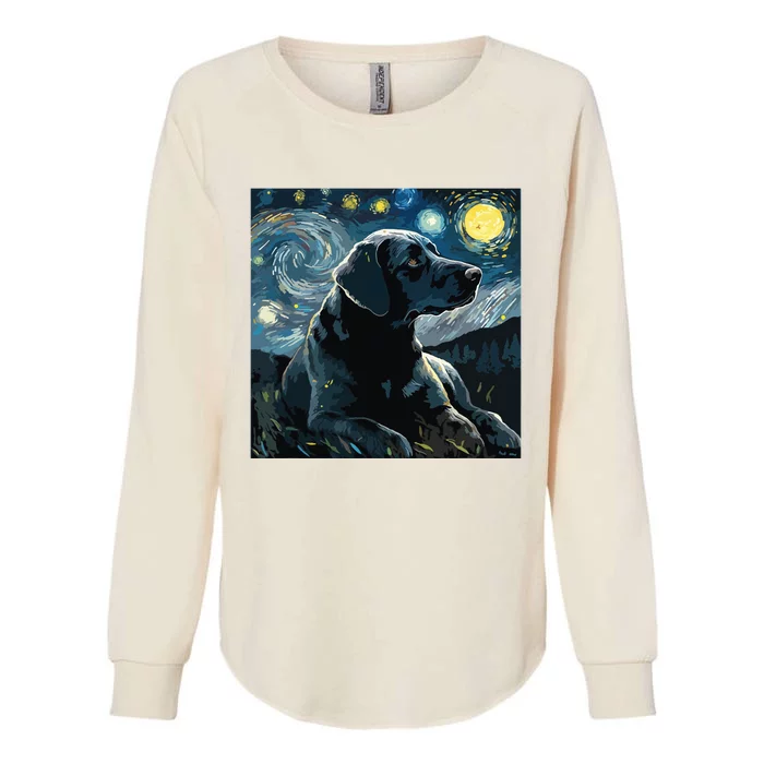 Cute Black Lab Black Labrador Retriever Puppy Dog Mom Animal Womens California Wash Sweatshirt