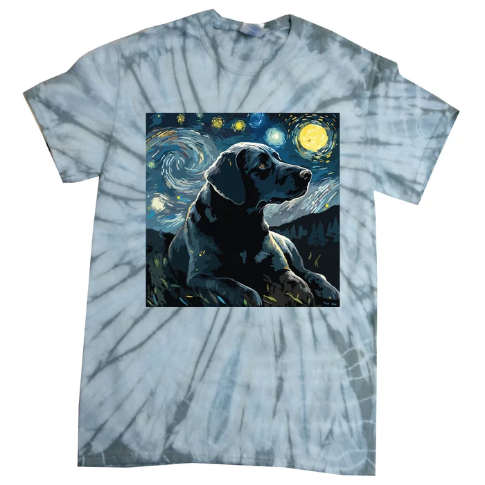 Cute Black Lab Black Labrador Retriever Puppy Dog Mom Animal Tie-Dye T-Shirt