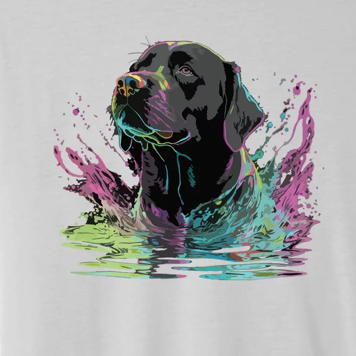 Cute Black Lab Black Labrador Retriever Puppy Dog Mom Animal ChromaSoft Performance T-Shirt