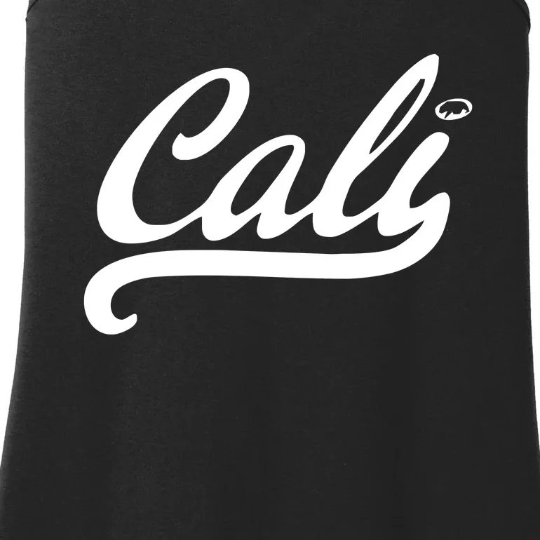 Cali Black Logo Ladies Essential Tank